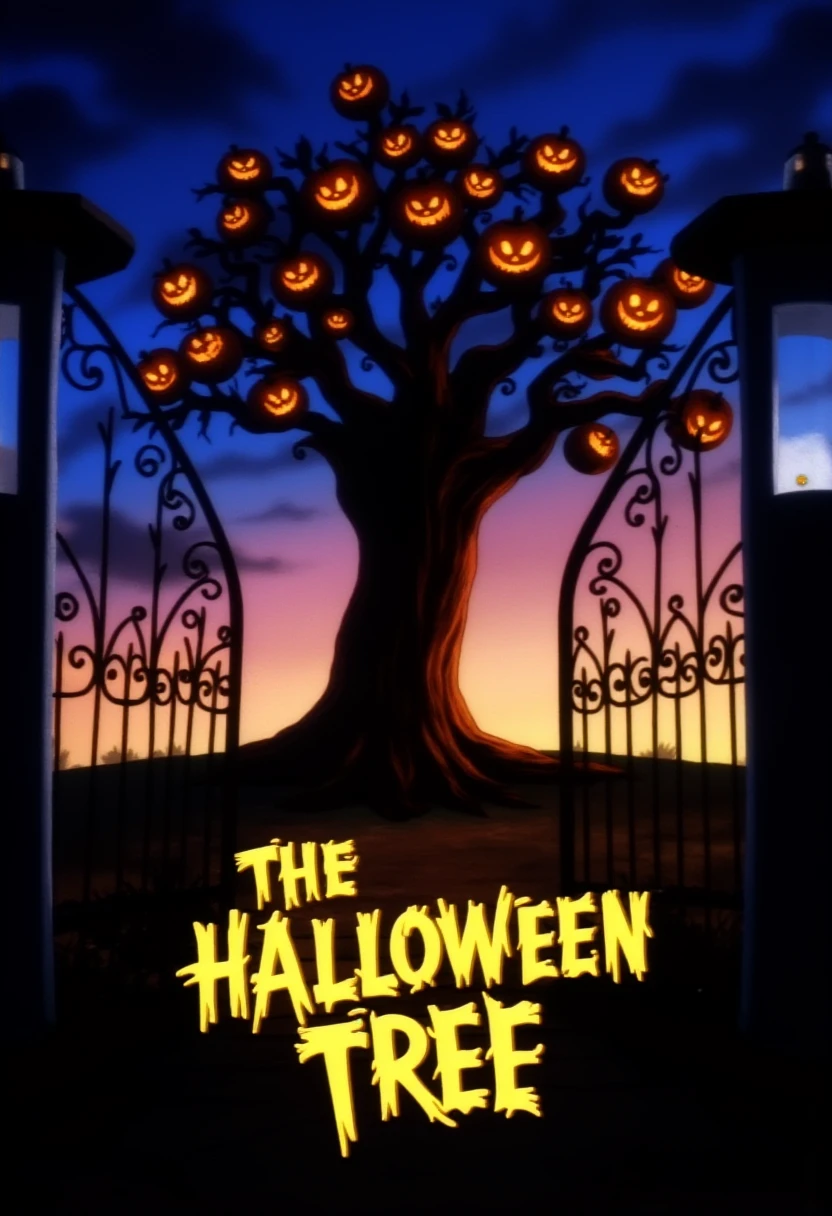 The Halloween Tree (1993 Cartoon Style) [Flux, Pony, Illustrious] Flux v1.0-dim32