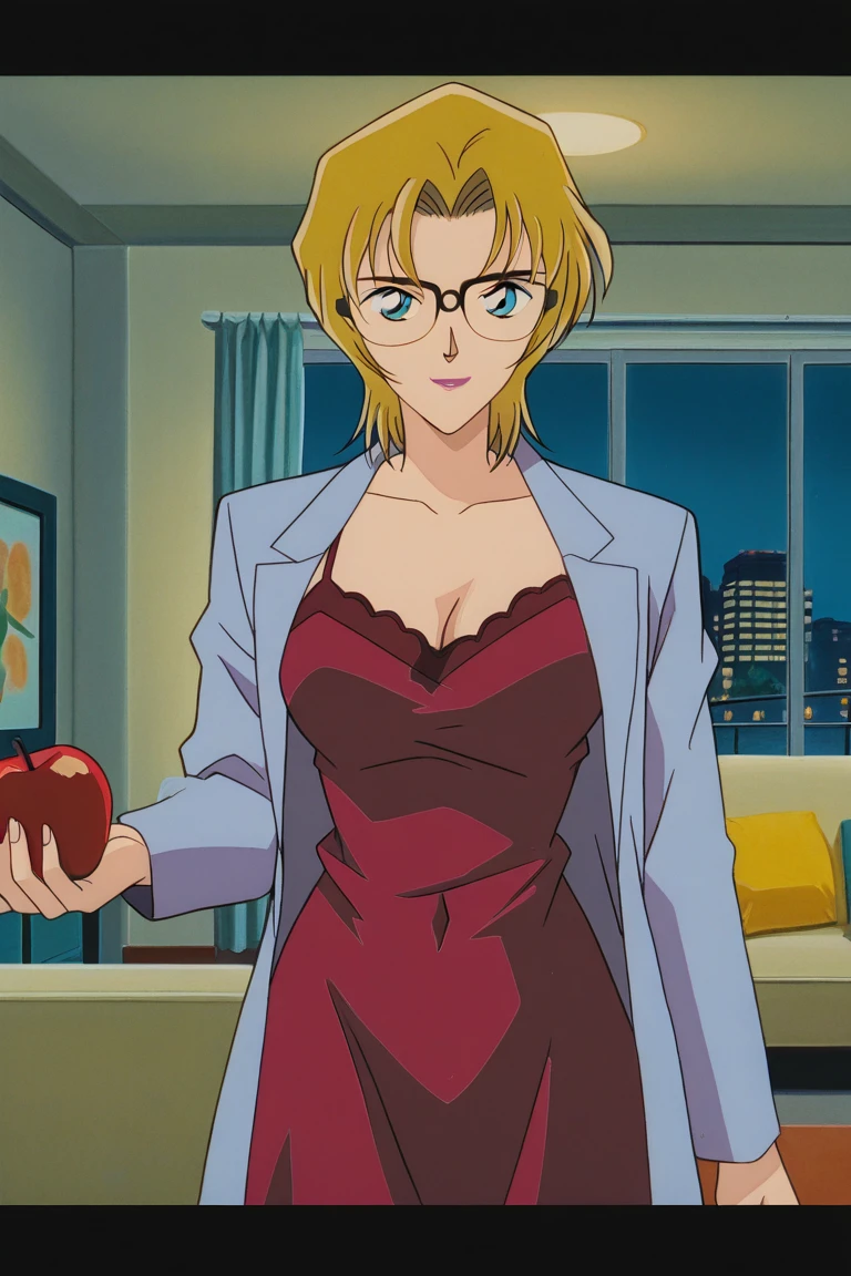(highest quality,4K,8k,High resolution,masterpiece:1.2),Super detailed,(Realistic,photoRealistic,photo-Realistic:1.37),Beautiful fine details,Beautiful lip detail,girl with beautiful eyes, mini skirt,Anime girl in a cute dress, Cute anime wife in a nice dress, Detailed digital anime art, Wearing a dress, everyone, Beautiful Anime Girls, Cute Anime Girl, Smooth anime art, Anime Style, Vibrant colors, Soft lighting, Detailed, coquettish eyes, Beautiful cleavage,Glasses