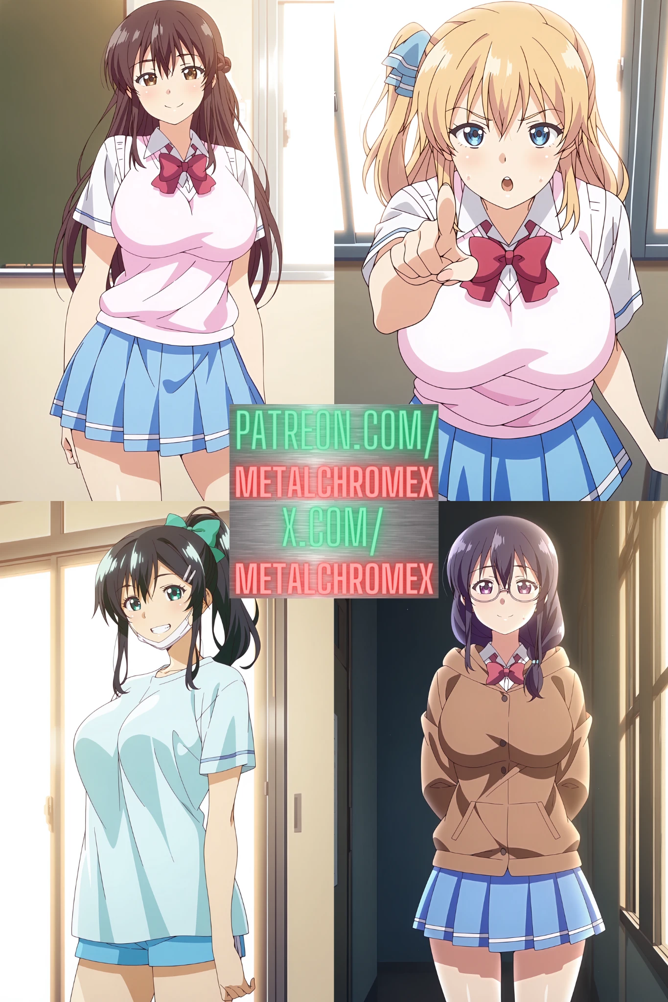 Eroge de Subete wa Kaiketsu Dekiru! The Animation - Yuri Shibasaki, Sayaka Himegami, Riko Watanabe, Fumika Saitou V1