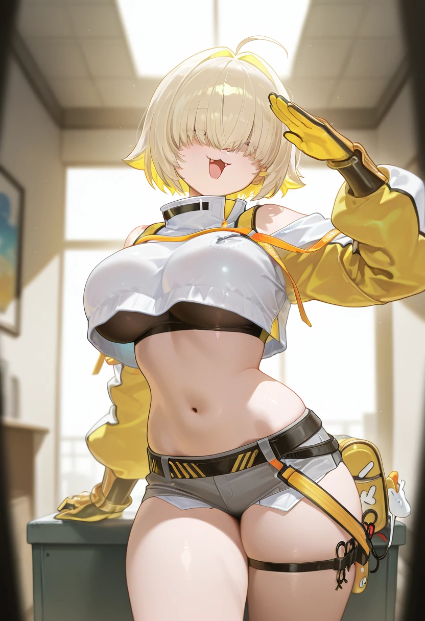 masterpiece,(gigantic_breasts:1.1), nipples, cleavage,( naked:1.2), mature female,
indoors, wet, sweatdrop,
(masterpiece,best quality,8k,beautiful and aesthetic:1.2),
elegg, short hair, bangs, hair intakes, multicolored hair, hair over eyes, midriff, navel,
<lora:elegg-nikke-richy-v1:1> , <lora:hairdetailer:1>