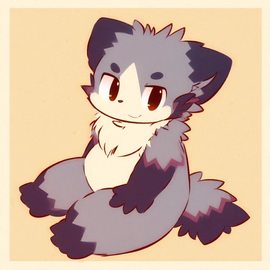 zuppu11, 1boy, male focus, furry, cute, kemono, solo, sitting, masterpiece, best quality