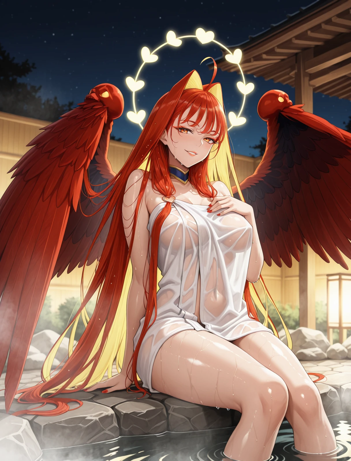 1girll, nur, (sexy, gorgeous woman, Perfektes Gesicht, Schmale Taille, perfekt, Brust, Straffe Bauchmuskeln, muscular quads, arched back, Perfekte Augen). Ahri aus League of Legends, Pferdegeschirr, Riemchen-Dessous, Brust von Dessous gequetscht, 9 tails, (Realismus 1.3