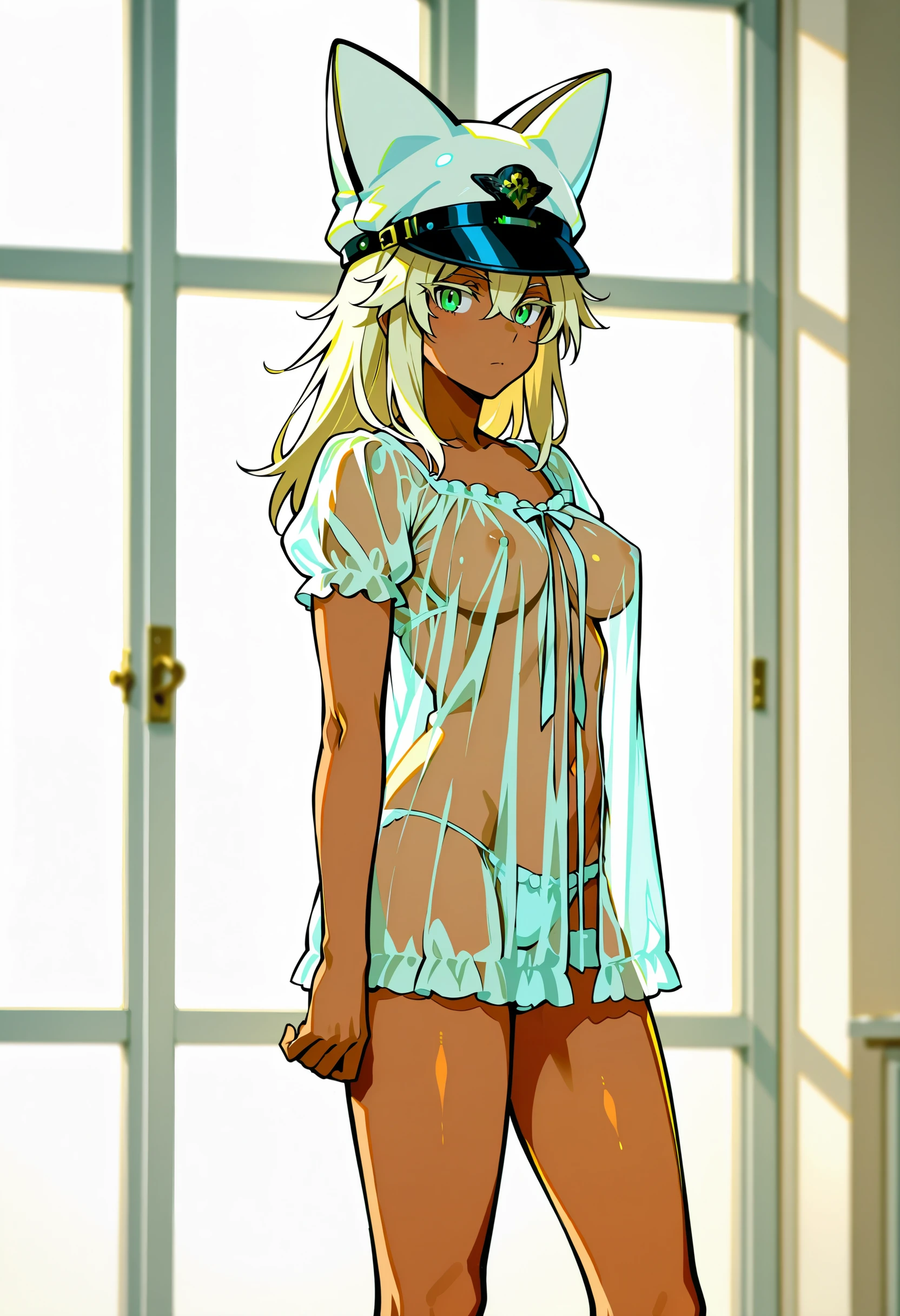 Ruffled Babydoll Sheer  illust