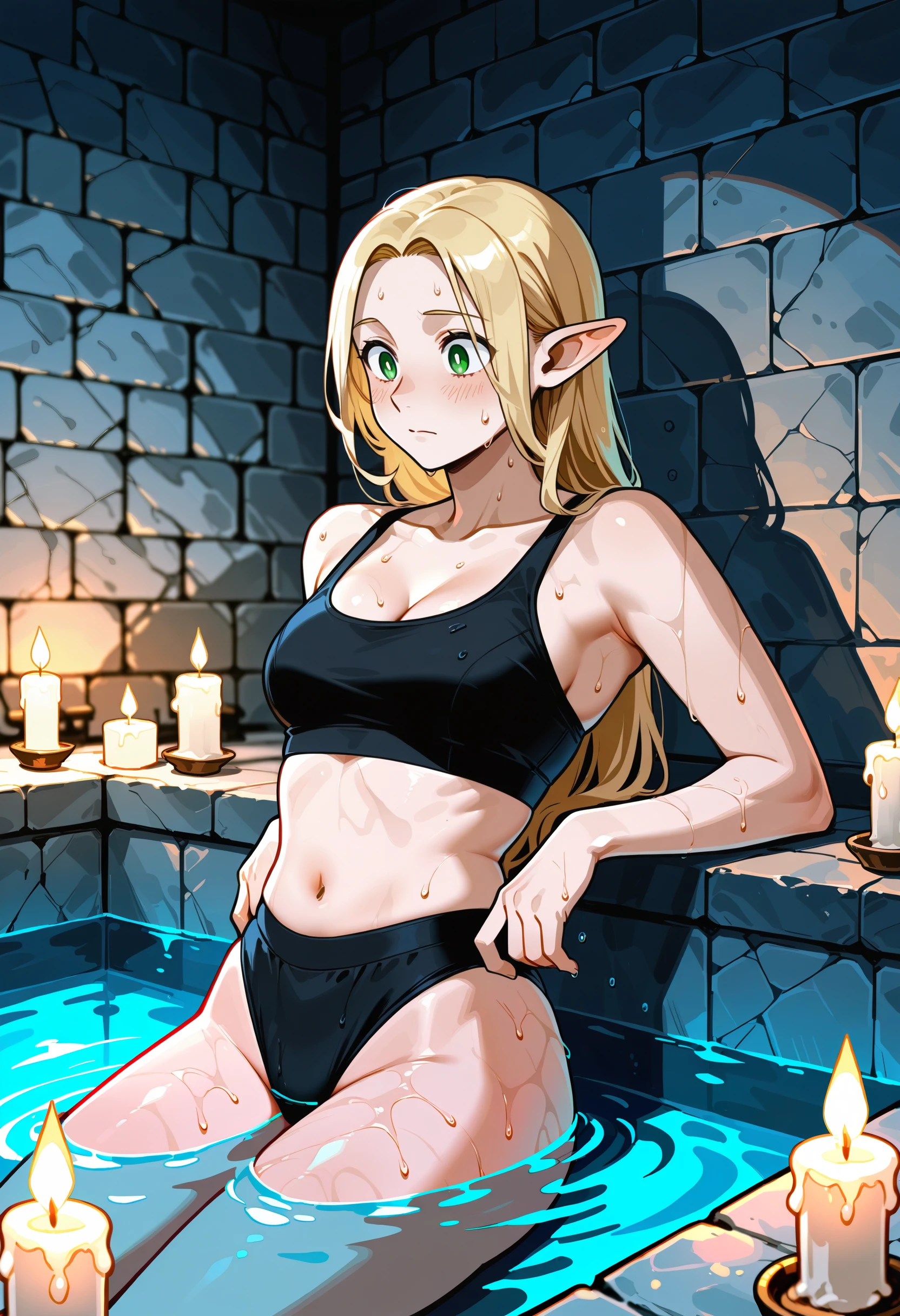 Panties & Sports Bra - Tired Of Bows & Lace illust