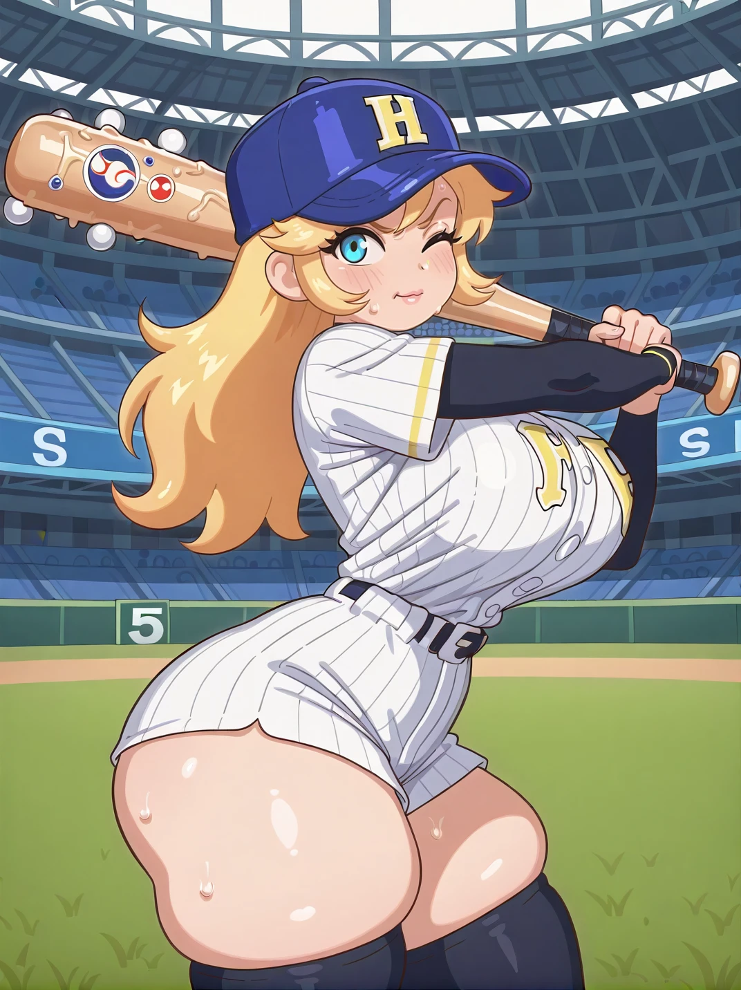 masterpiece, best quality, best detail, best proportion, best anatomy, best face, blush, best shaped breasts, very huge breasts, ((girls playing baseball):1.4), ((14 year old caucasian lowteen):1.3), ((half body shot):0.9), view from below, ((full nude):1.5), (nsfw:1.1) , cameltoe, sadly, tears, crying, (she is cumming now!), blush, (in a baseball ground (background)), (pubic hair), very wet,