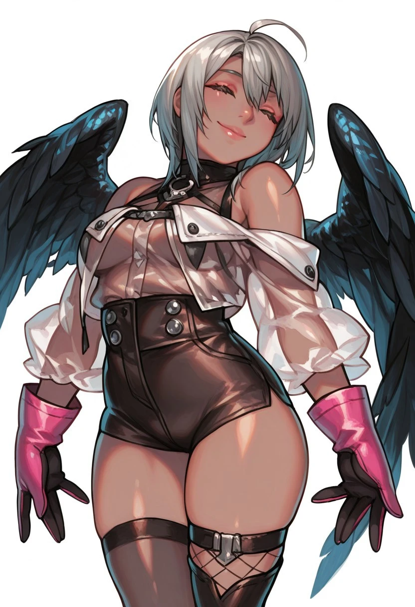 drawing of a woman with wings and bra top, inspirado em Rob Liefeld, anjo, possivelmente um anjo, commission for high resolution, epic angle and pose, anjo alada, CO Commission, garota anjo cavaleiro, asas angelicais nas costas, lindo anjo feminino, anjo majestoso de corpo inteiro, of an beautiful anjo sorriso maroto sorriso feliz