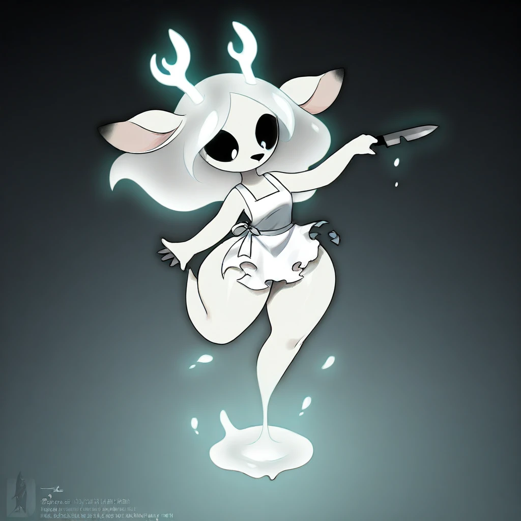 Naked old bent 80-year-old witch with evil laughter holding a rainbow crystal staff and torch in a magical dreamy forest in shades of gray , legs wide apart, seduces dwarves, Pixar 3D анимация, High Details, High Resolution