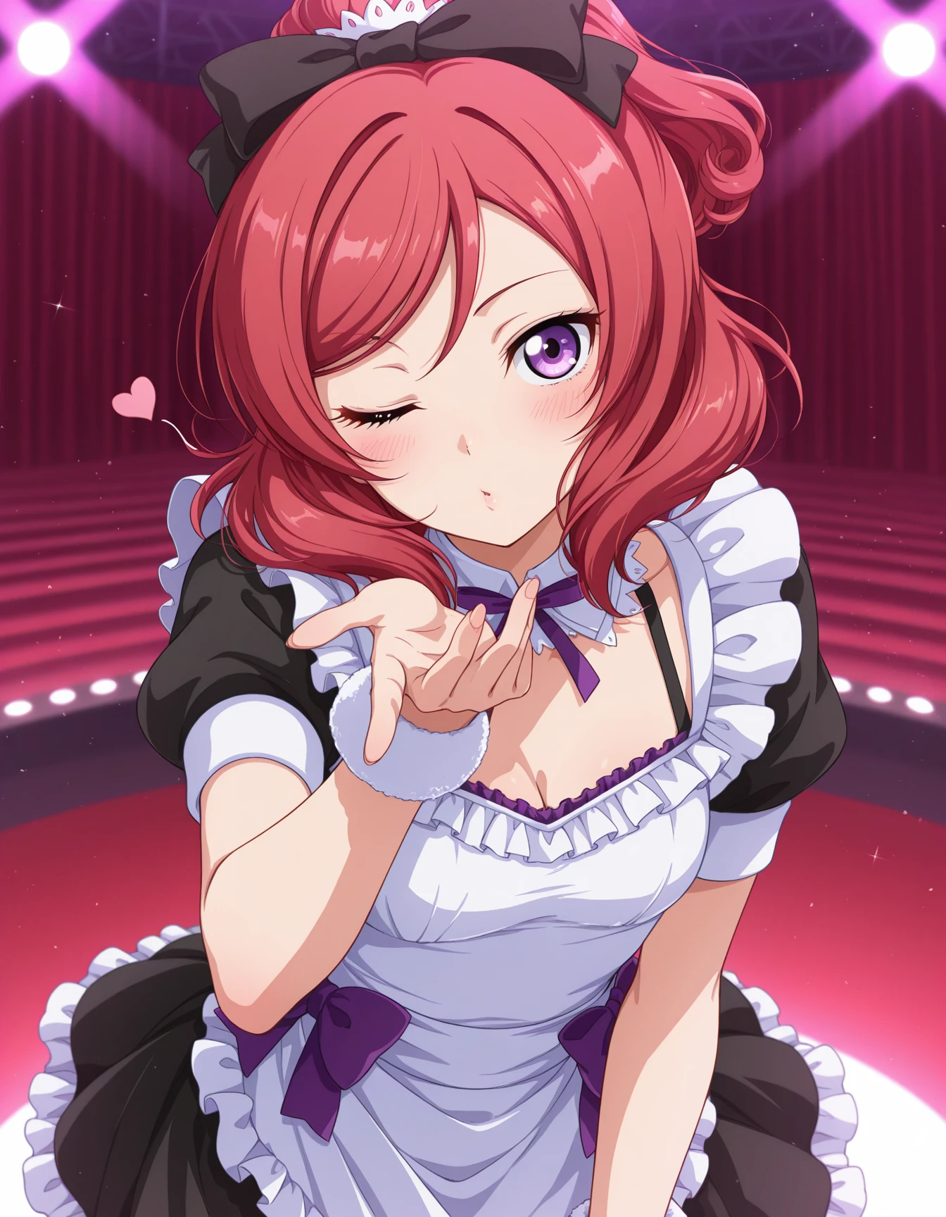 Nishikino Maki mogyutto_"love"_de_sekkin_chuu! /西木野真姫　”もぎゅっと“love”で接近中!” V1