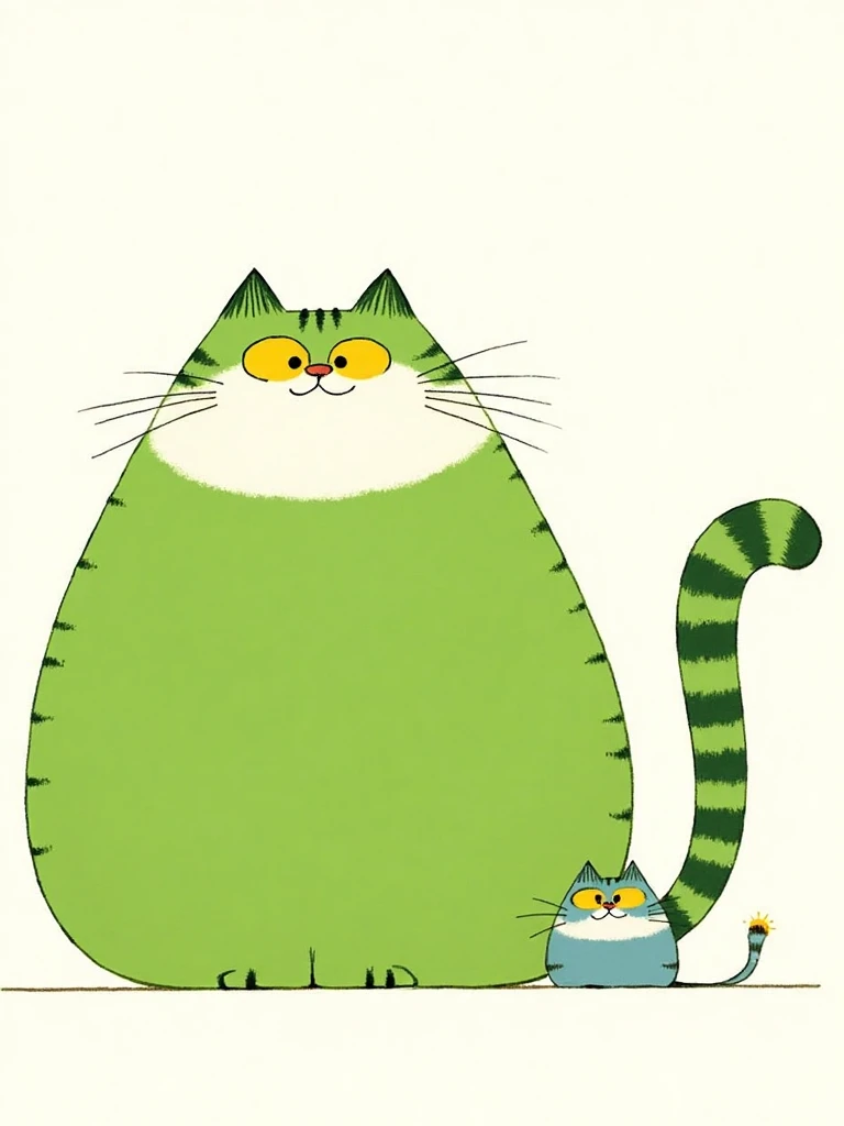 C_Cartoon Cute Style_Creation Of Chubby Cat Images v1.0