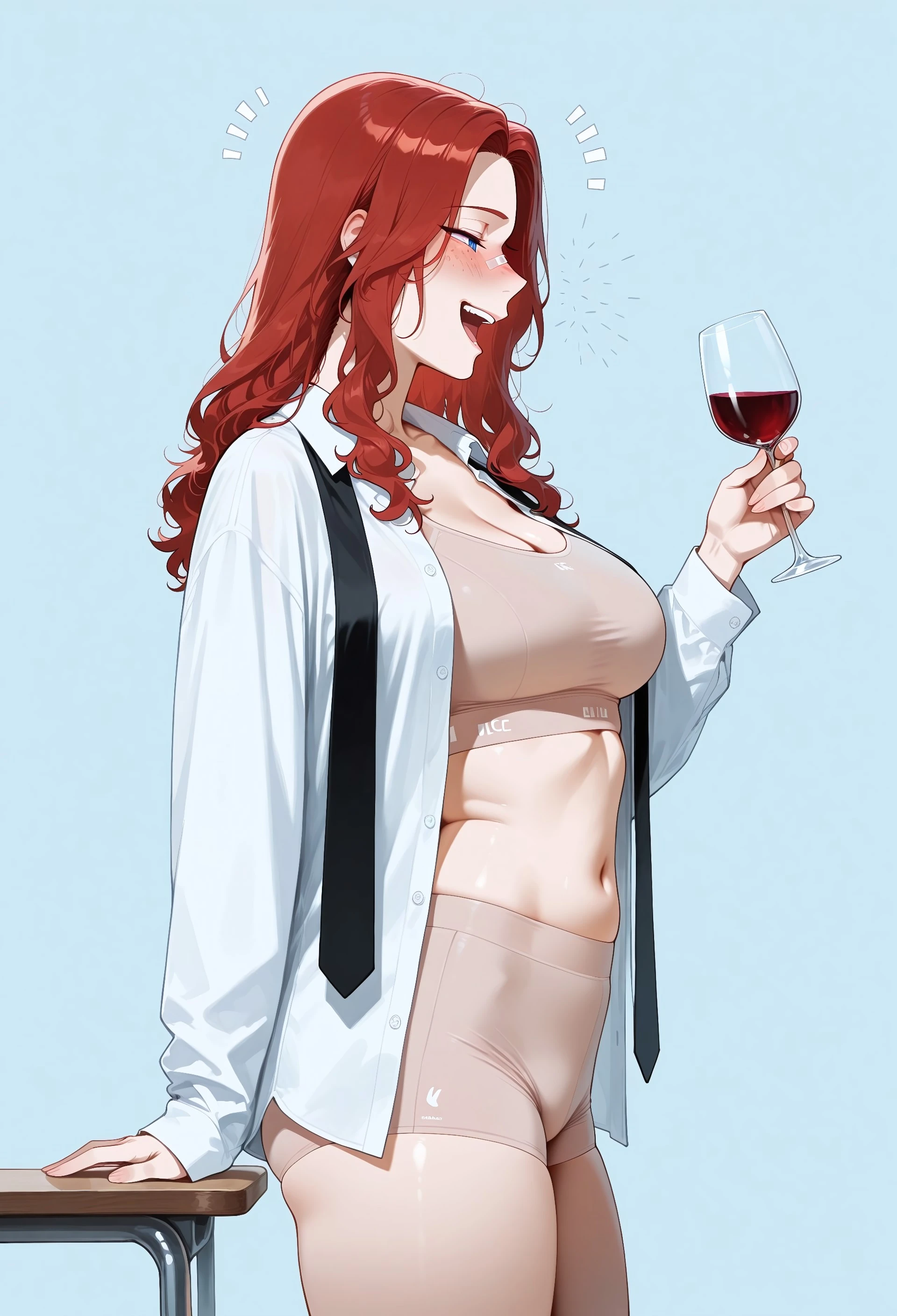 Cosplay - Drunk Office Lady boyshort