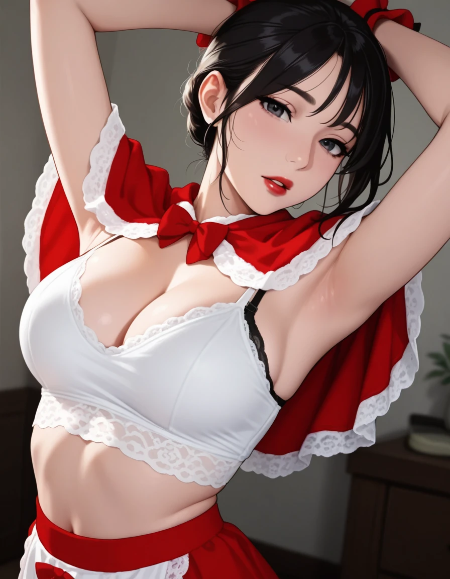 detailed face, detailed eyes, detailed hair, detailed skin,look at viewer, dramatic, vibrant, sharp focus,50mm,F1.2, EOS R8,standing,(Best quality details:1.2),8K High definition,(large breast, breast expansion)((dynamic pose)) sigma vibe