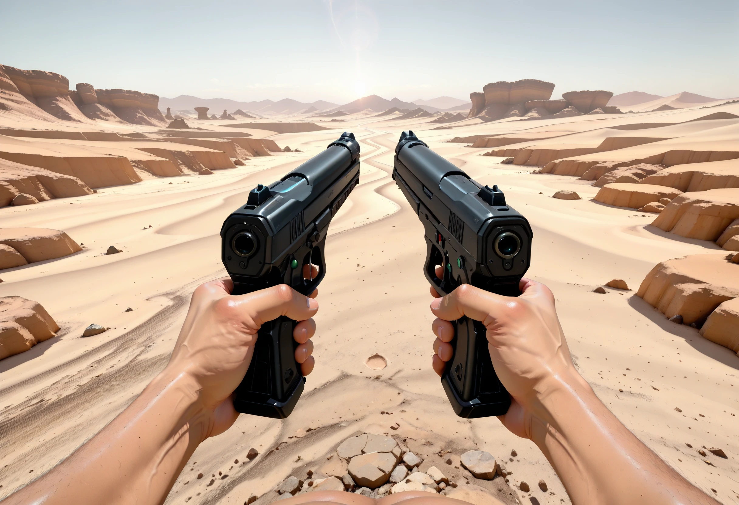 POV Hands - FPS illust