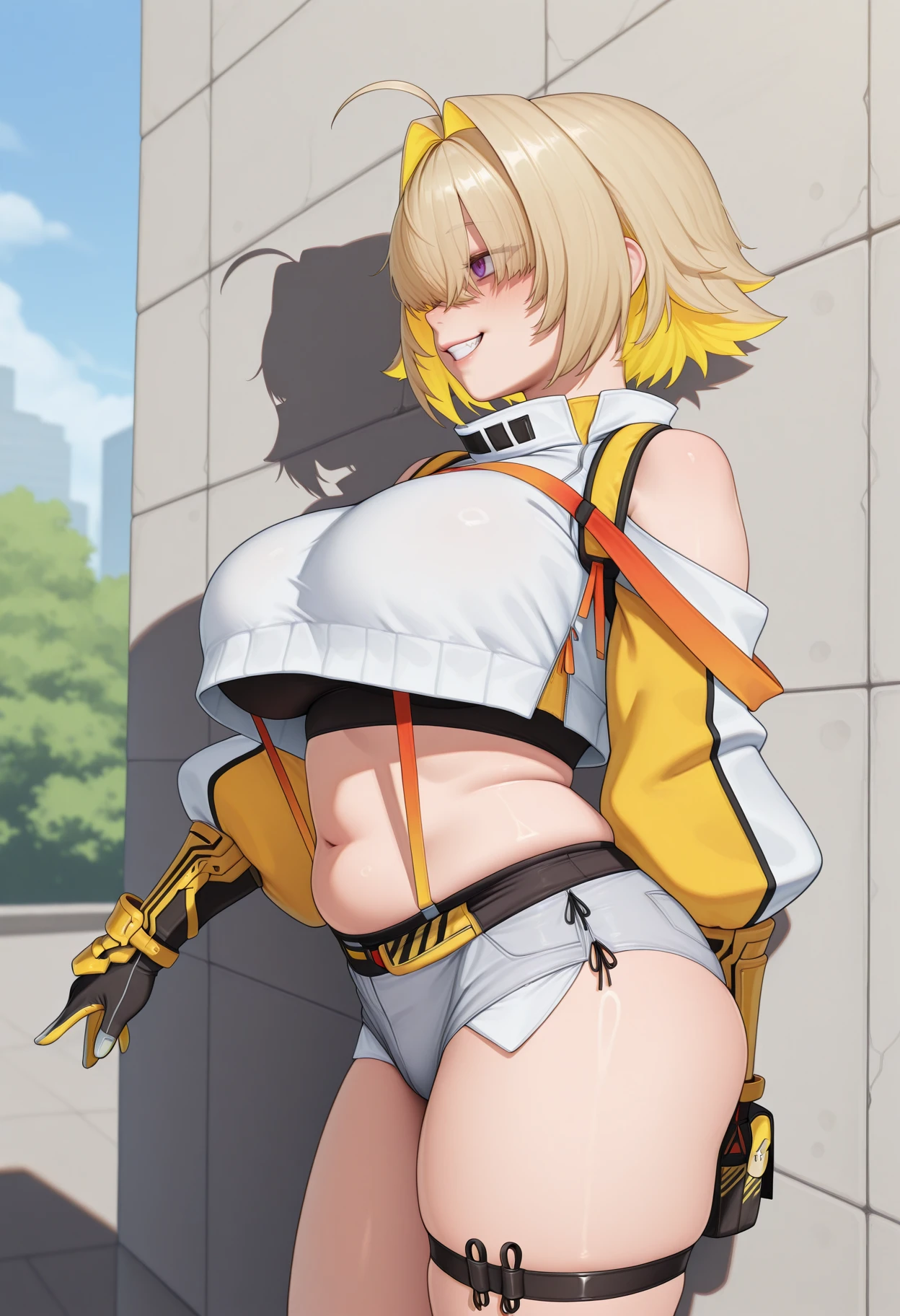 masterpiece, Best Quality, ultra detailed, animated style, in an oasis in the desert, a mature woman inspired by a sphinx with feline features sits majestically among sand dunes. Hieroglyphs adorn ancient ruins as a warm breeze carries whispers of mystery across the arid landscape. With an attractive and curvy body