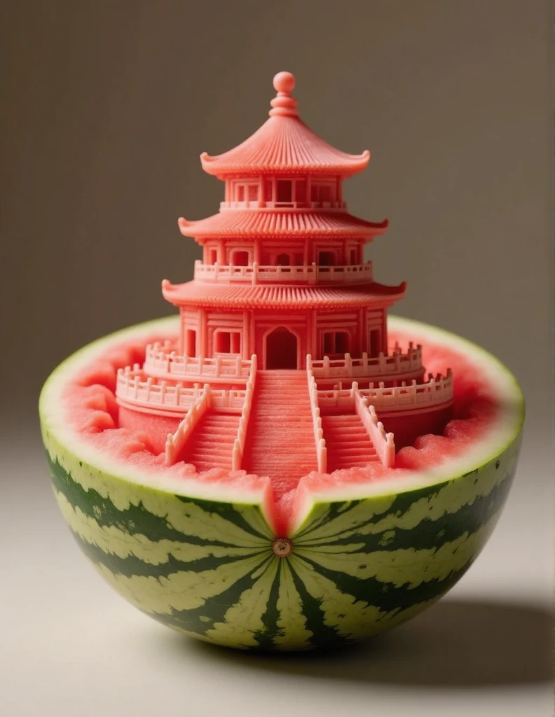 C_Watermelon Carving Creativity_Presentation Of Diverse Shapes v1.0