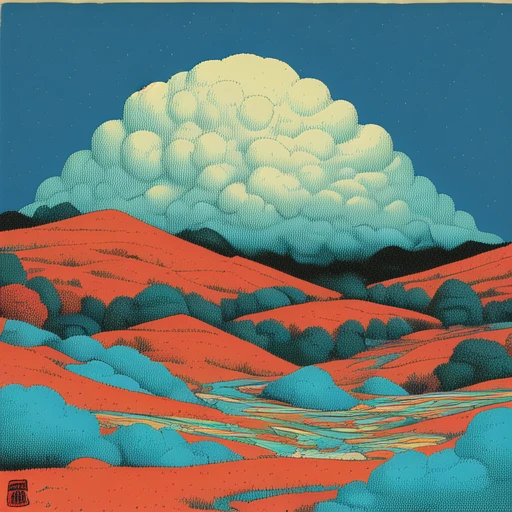 Neo-Nihonga Pop Surrealism, Landscape