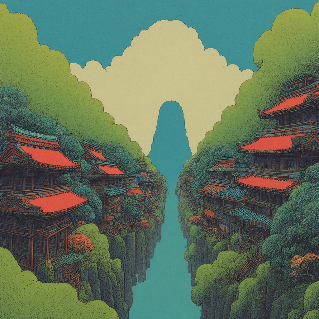 Neo-Nihonga Pop Surrealism, Landscape