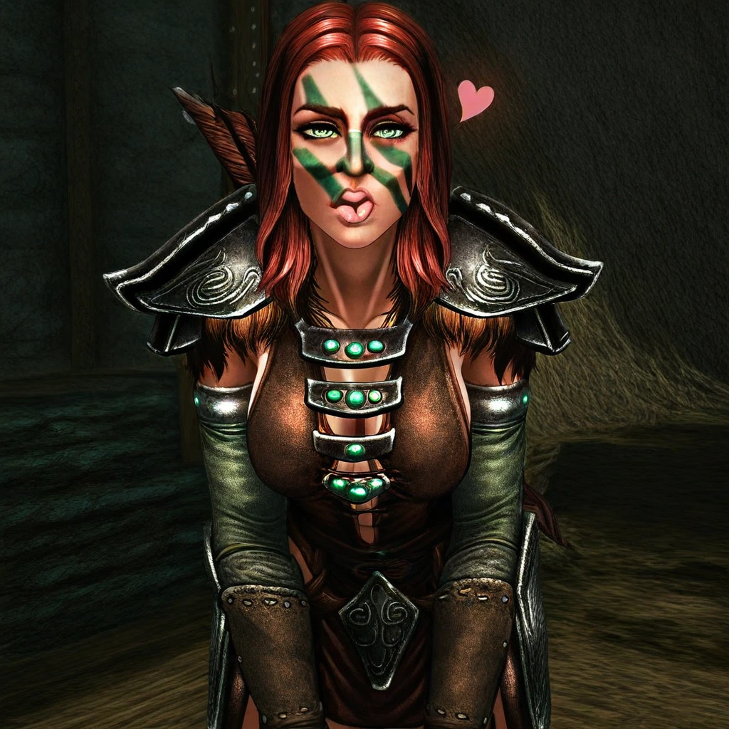 award winning photo, hyper-realism, RAW, HDR, (Barbarian:1.1), red hair, pretty face, facepaint, <lora:EQlvl1RS:0.8>, <lora:MIOandBaBV2RS:0.2>