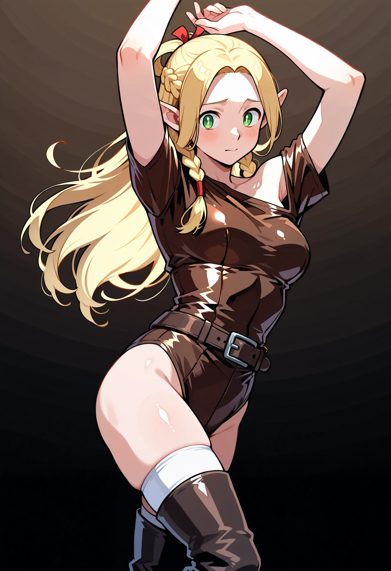 Jennie - Mantra Outfit - Brown  Leotard illust - V3