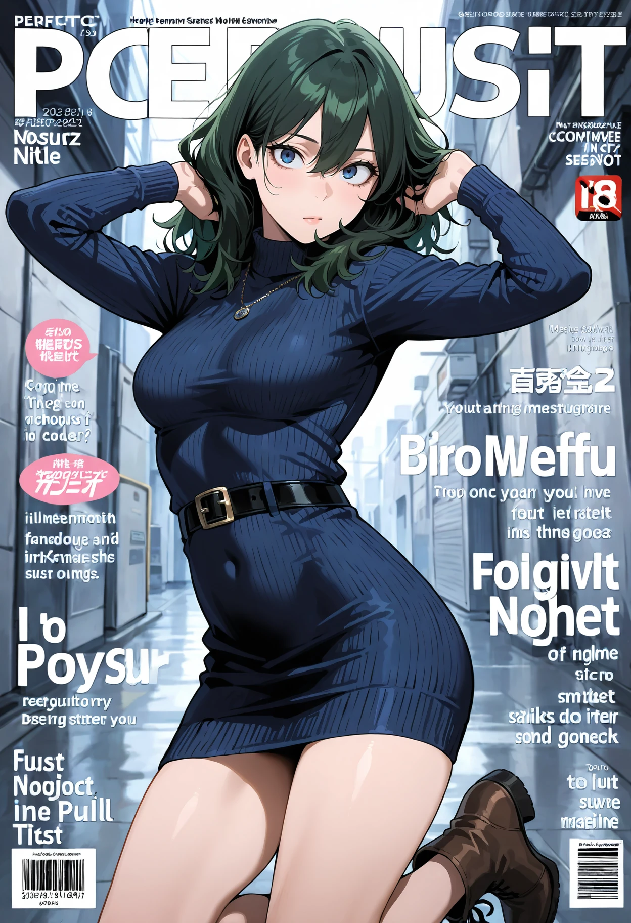 (La mejor calidad, 8k, 12), 1  chica, Tatsumaki, Pelo corto, cabello verde, tiny breast, El cuerpo perfecto, Cara ultra detallada, Labios detallados, ojos delgados, vestido negro, Standingn, tentador, excitado, areolas convexas, en celo, Milf, vapor, sexo, tembloroso, , Mirando hacia arriba, desde directamente arriba, Ahegao, espermatozoides en la cara, Wet,(Portada de la revista:1.8)、((desde abajo:1.2))、(Ponte en cuclillas y muestra tu entrepierna)、(dynamic pose:1.1), Pretty 1girl, highest qualityr、The Ultra-High Definition、high resolusion、extremadamente detalles CG、Fondos de pantalla de la unidad 8k、17 year old、hermosos ojos detallados,Pelo de coleta、(((enfermera, Enfermera negra, Gorra de enfermera, desgaste negro, Legwear negro, Guantes negros de codo、Purple satin panties、 Good purple satin、Microfalda negra)))、(un cuerpo mojado:1.4)、(cuerpo brillante,:1.6)、 sonrojarse, sudar,be shy、(Ahegao:1.5)、(Saca la lengua y babea)、rubor rojo、lleno de timidez,(nsfw)