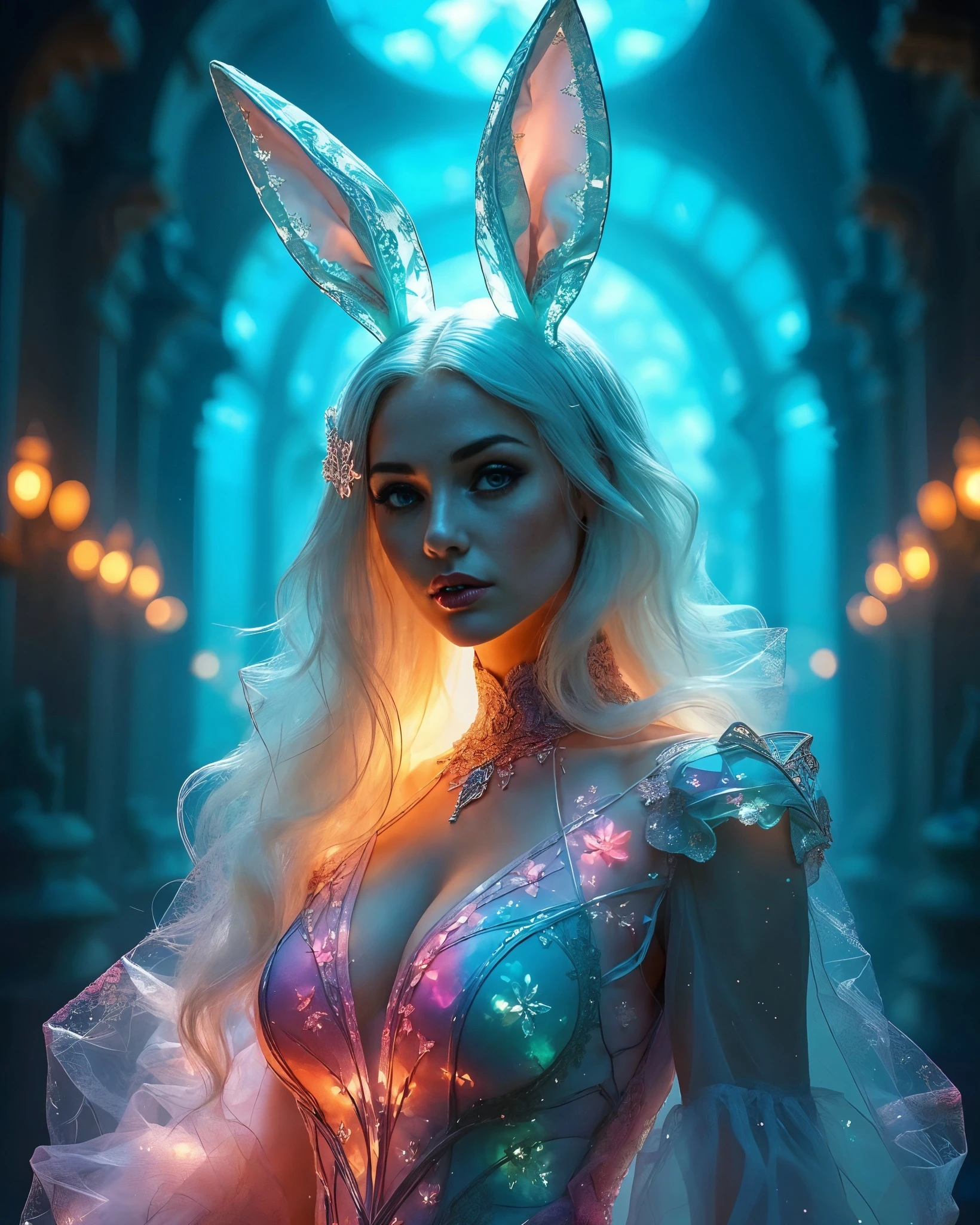Bestiaire de Cristal: Moonhare in Iridescence Moonhare in Iridescence