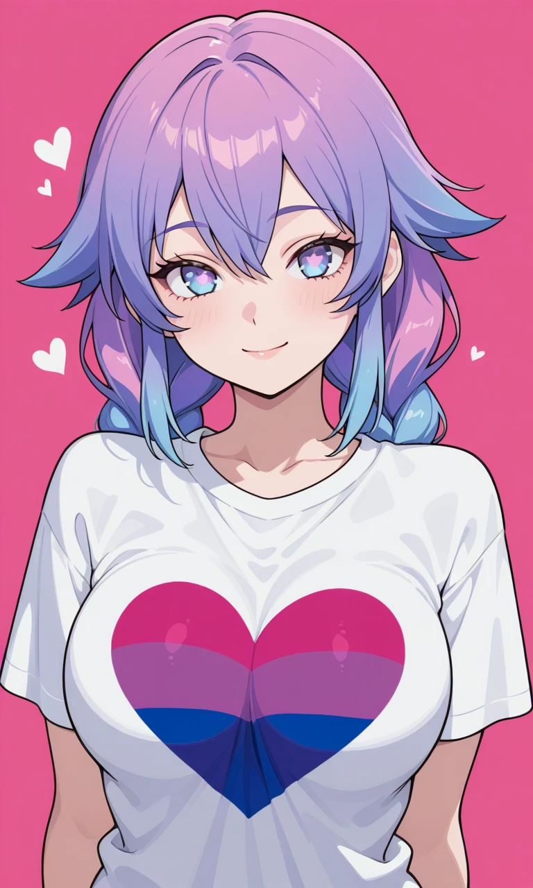 Bisexual Heart Shirt [SD 1.5/IL] Illustrious
