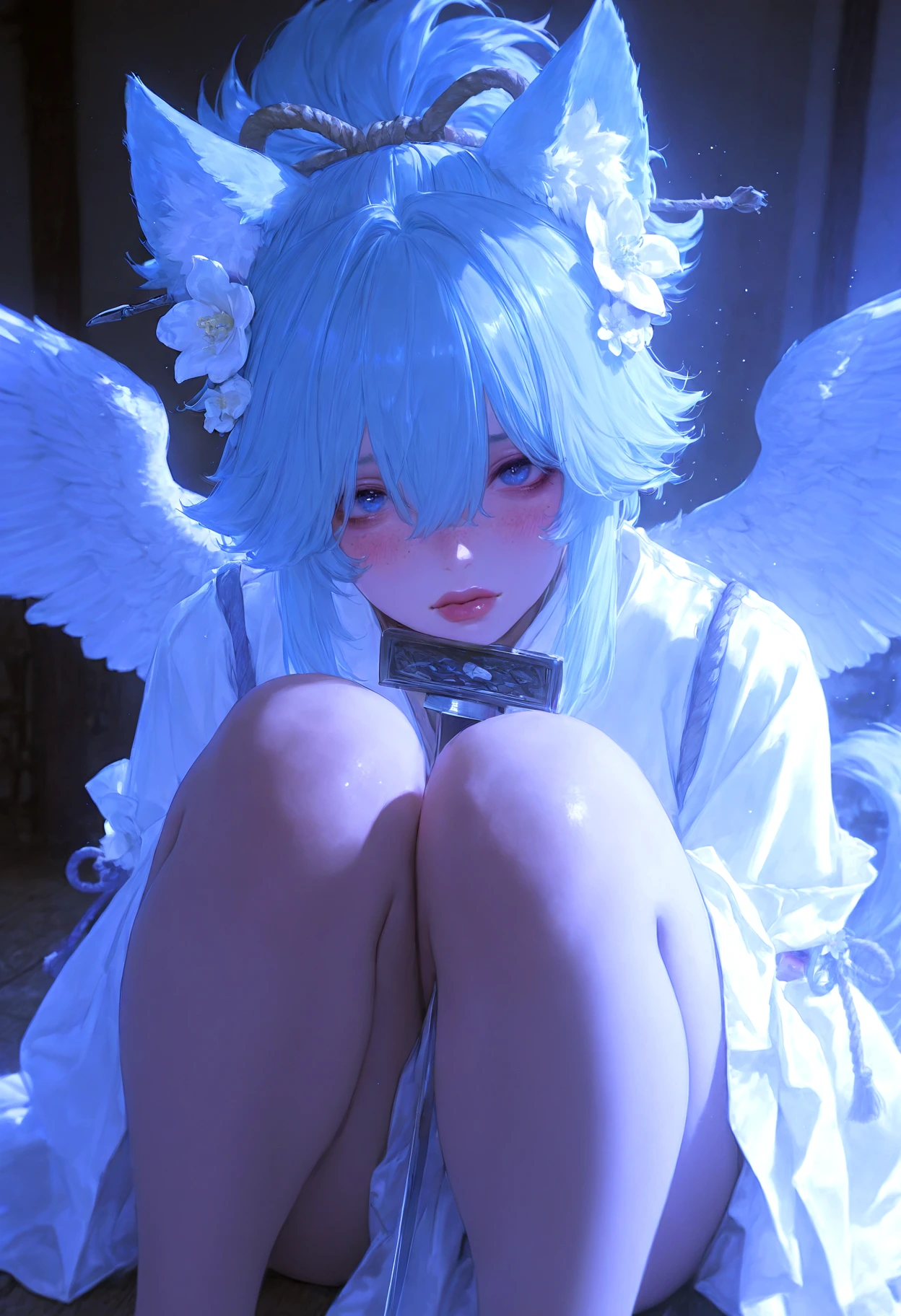 [hair 003] High-Spiked Ponytail with Layer Bangs - killedmyself v0.01