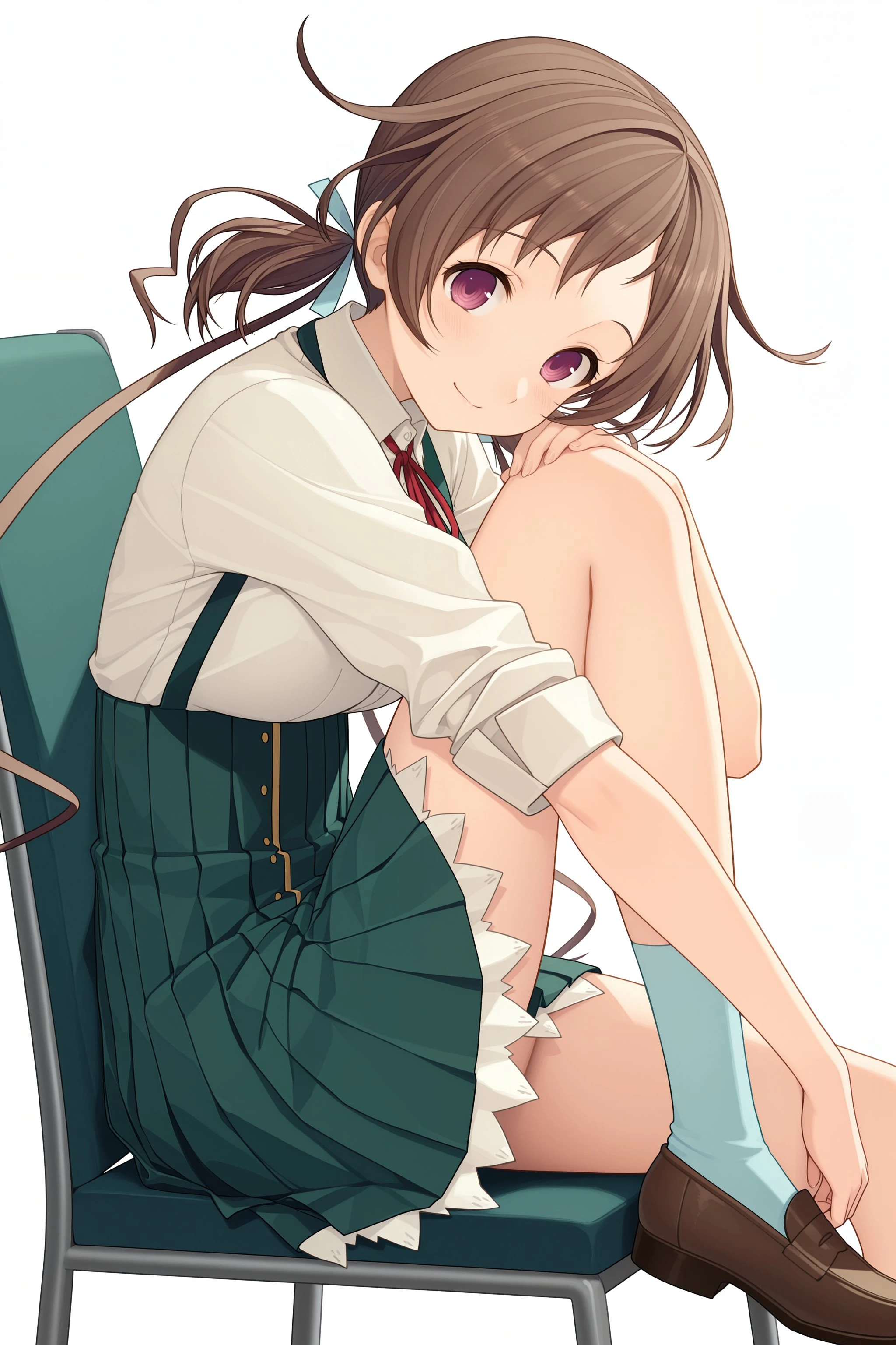 (masterpiece, best quality)
HeroineAmnesiaAnime, 1girl, solo, long hair, looking at viewer, smile, bangs, brown hair, shirt, hair ornament, long sleeves, hat, dress, ribbon, closed mouth, green eyes, jacket, upper body, braid, flower, hair flower, hair bun, star (symbol), black headwear, rose, beret, pink flower, hat flower, pink rose, ((nsfw, , spread leg , sex, show , spread )),(topless, puffy nipple:1.2), (pantyless:1.5), (detailed :1.0),  , uncensored ,, , (close up abdomen:1.0), (stick out groin, legs up:0.4), (on_back:0.7), hands up, cowboy shot,,(spread_legs:1.2), (detailed :1.2), adult , uncensored , (wide spread :1.3), (widen to the limit:1.4),, vaginal opening, , , , dynamic angle, (())