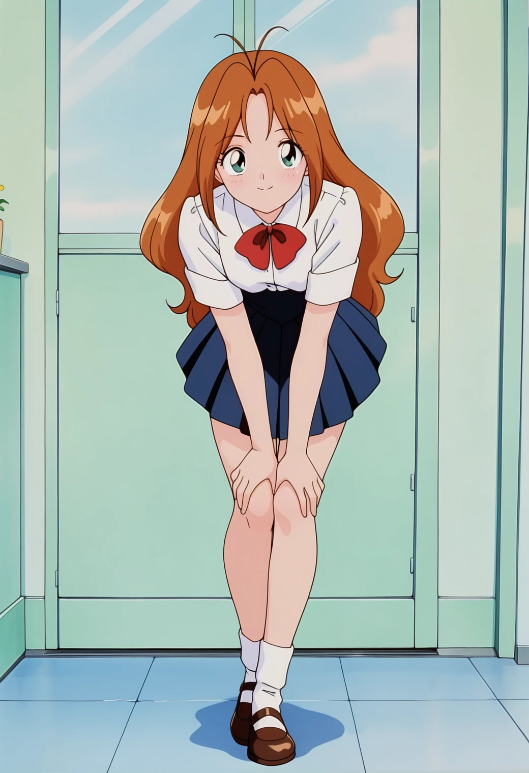 highest quality, masterpiece, 1 girl, shine background, looking at the viewer, portrait, light smile, shine, pastel colour, cleavage, external expansion chest, ((((on all fours)))), ((down blouse)).