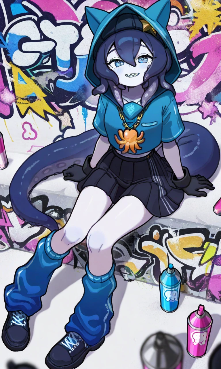 Octopus girl from "Feelin' your graffiti" IL