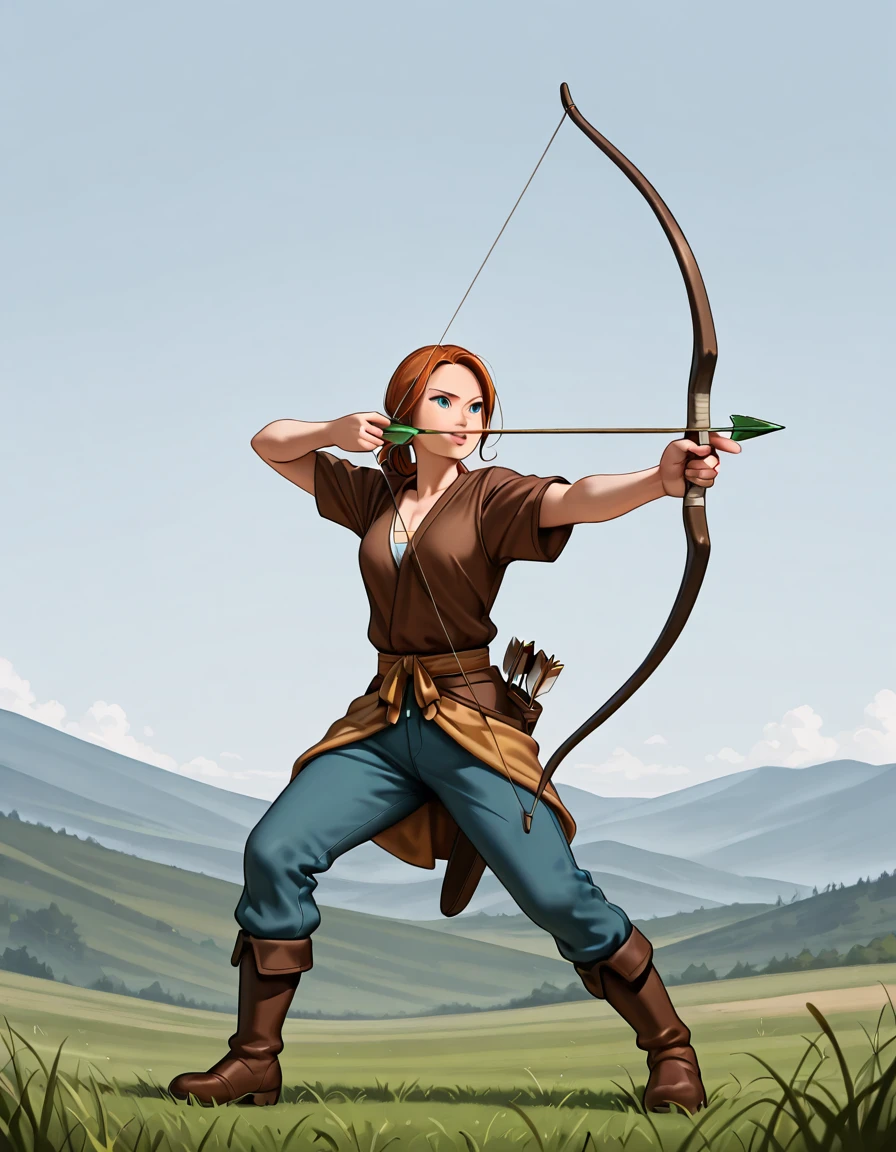 <lora:Better Bows v2_epoch_10:1>, bow, simple bow, arrow, drawn, aiming, holding, dynamic pose, solo