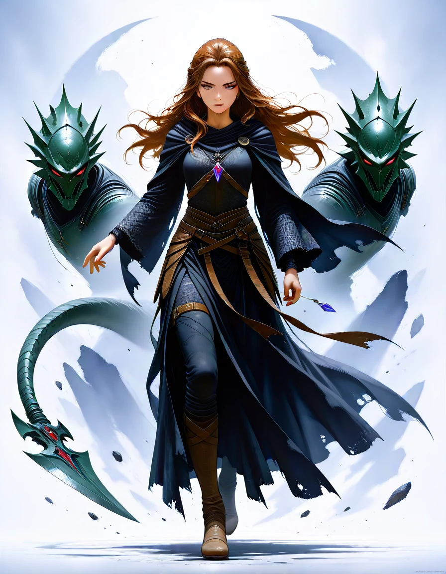 masterpiece, best_quality, very_aesthetic, highres, absurdres, ultra detailed,
, layered hair, purple eyes,
<lora:negXL:0.5>
<lora:Watercolor_fantasy_IL_MIX:1> watercolor, traditional media, painting \(medium\),, red eye, Ash Brown lob hair (Haubergeon),An armor made of shorter chainmail shirt lluring Crystal Pendant, full body, , gradient background, , blurry foreground, ,blurry background