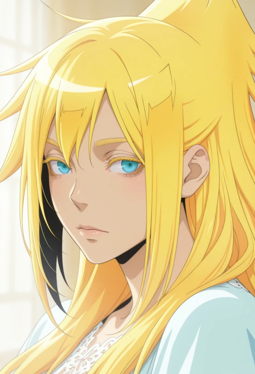 very awa, masterpiece, best quality, absurdres, newest, perfect quality, detailed background, intricate details,
<lora:ILMIMTW4kas4:1.0>
MIMTW4kas4, blonde hair, 1boy, male focus, blue eyes, long hair, colored eyelashes, high ponytail, portrait