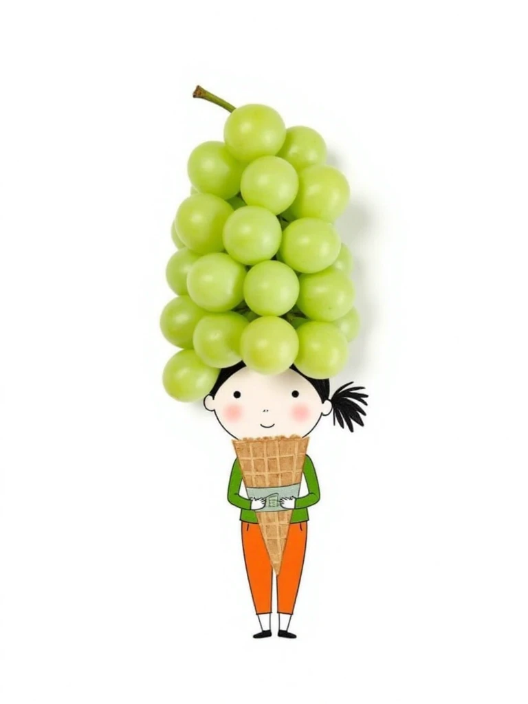 B_Creative Integration Of Fruits And Vegetables_Fruit And Vegetable Character Generation v1.0