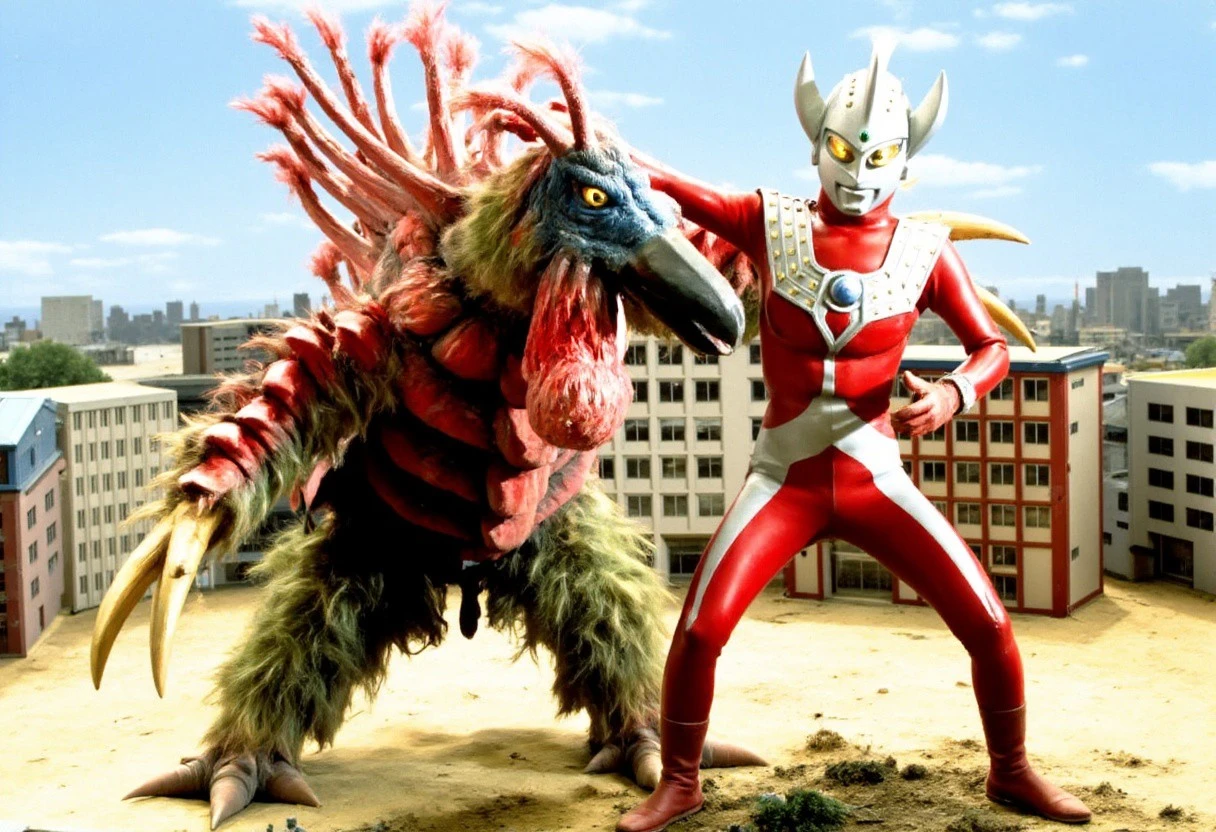 UltramanTaro VS Birdon V1