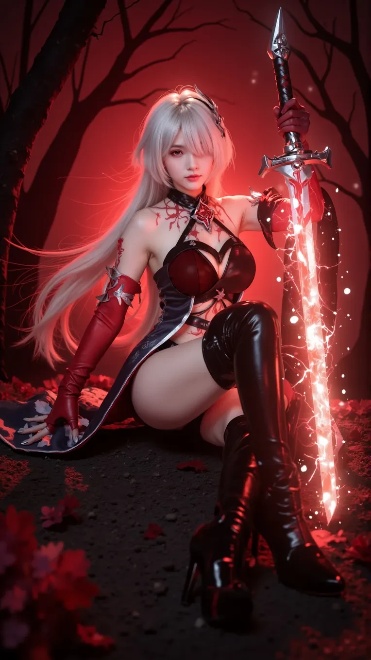[Realistic] Acheron<Star Rail>Cosplay(official/doujin) costume v1.0