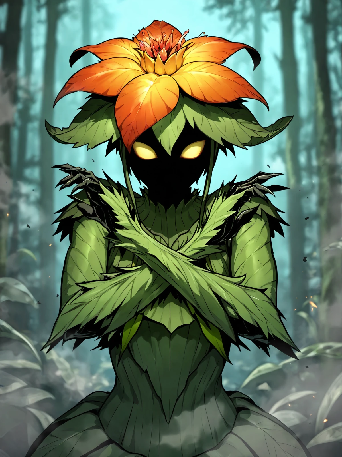 (1girl:1.2),(monster girl:1.2),(plant girl:1.2),assassin,upper body,looking at viewer,<lora:Omniscient_Reader_rank16_fp16:0.8>,omn1sc1entr3ad3r,detailed background,aesthetic,assasisin clothes,fighting,pain,sexy,, best quality,high quality,extremely detailed,8K HD,Subsurface scattering,epic,hdr,intricate details,8k,(hyperdetailed:1.2),(vivid colors:1.2),better shadows,