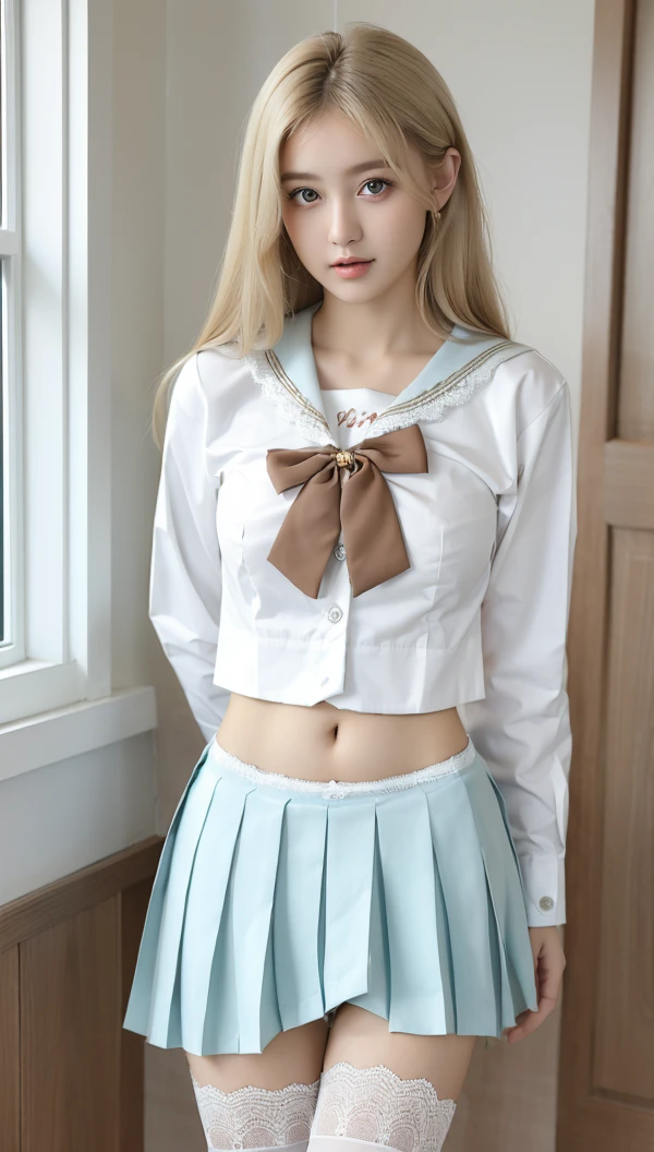 Aqua Blue jk uniform and skirt lift v1.0