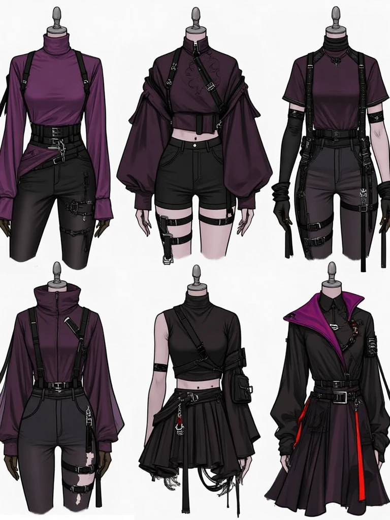 E_Gothic Dark Clothing_Clothing Design Reference v1.0