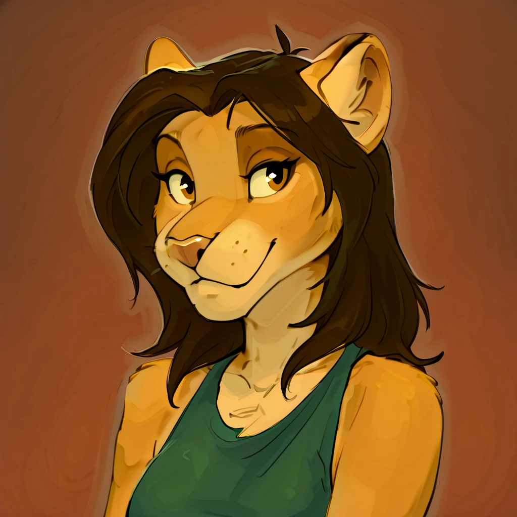 Anthro Lioness Girl V1