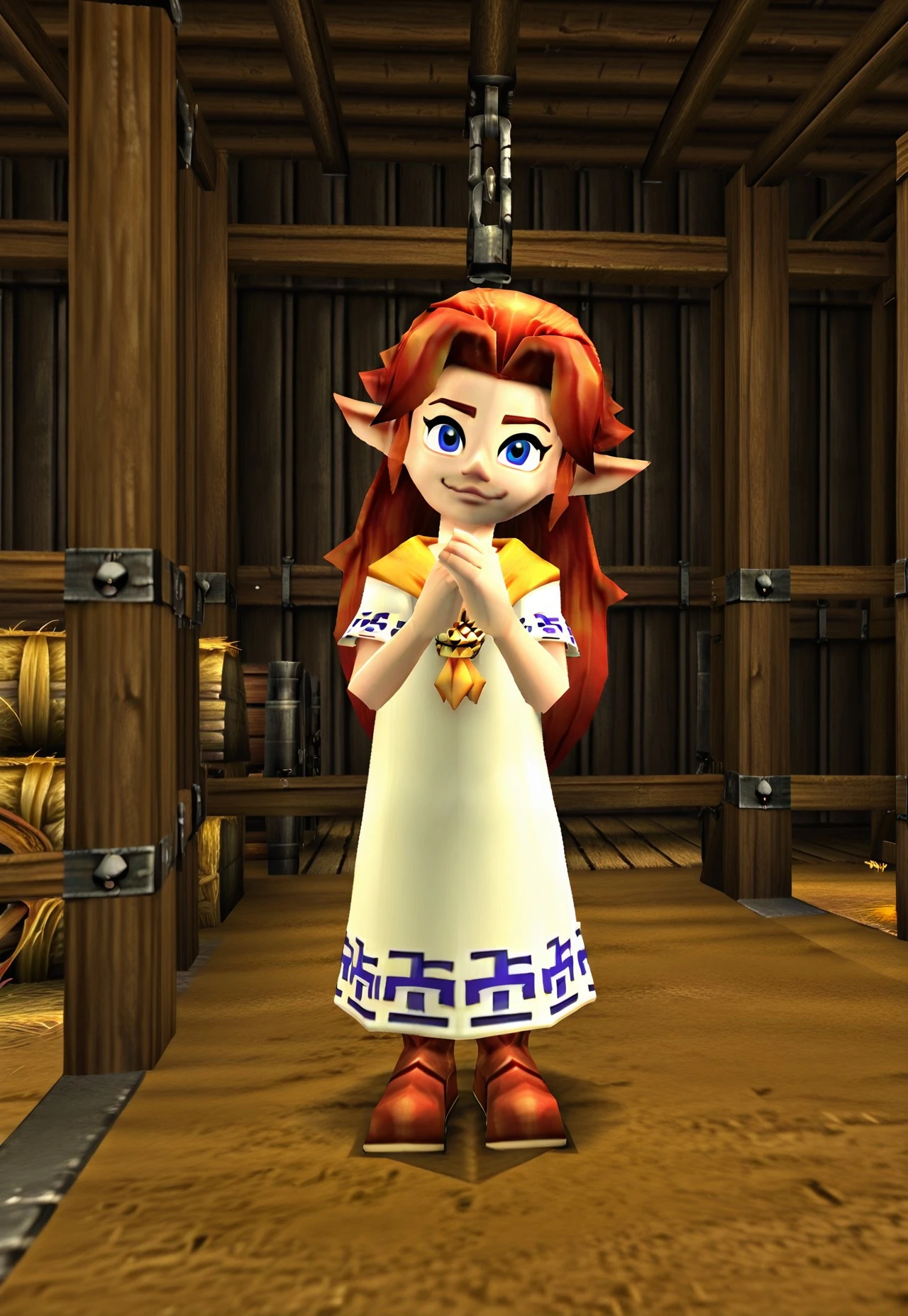 malon ( ocarina of time, OoT) 3Ds Ver Illustrious v1.0