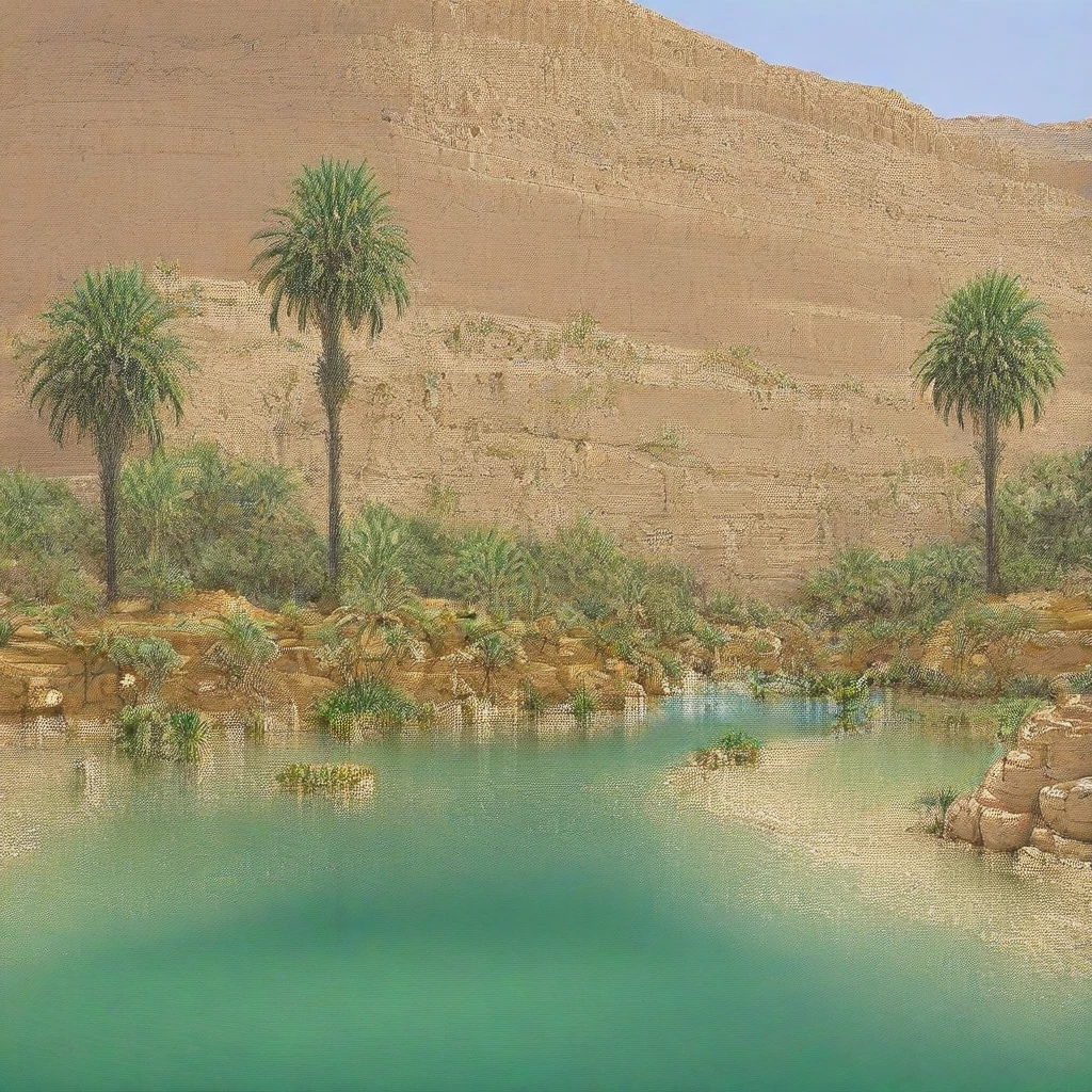 No Humans, Tree, Rock, Outdoors, Scenery, Sky, River, Plant, Oasis,