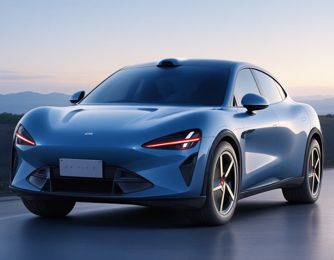 masterpiece,best quality,amazing quality,very aesthetic,high resolution,ultra detailed,perfect details,anime coloring,
<lora:mai_xiaomiyu7_car:1>,mai_xiaomiyu7_car,from front,no humans,
wide shot,