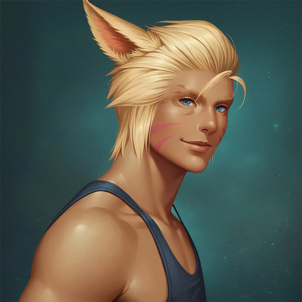 I'anto male miqo'te V1