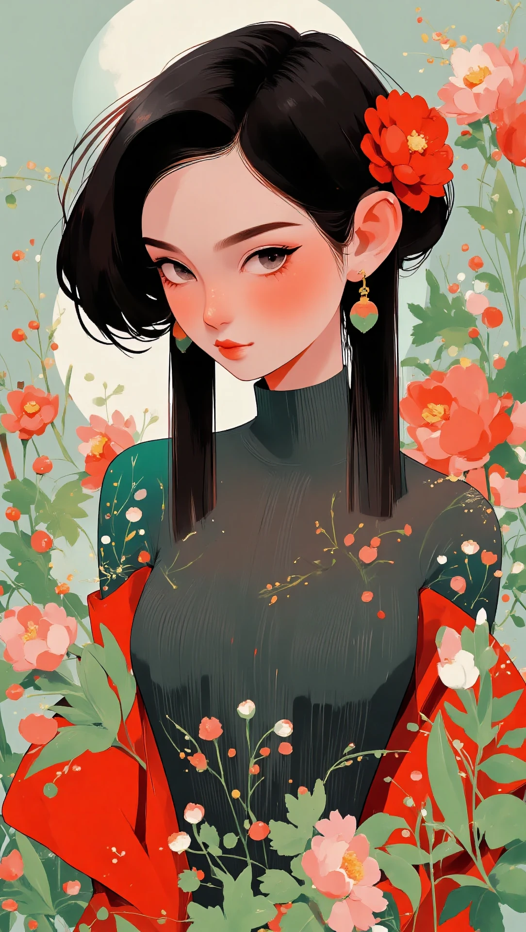 Flat-Color Anime Minimalism | Soft Palette, Subtle Emotion, Clean Contrast, Poetic Stillness v1.0