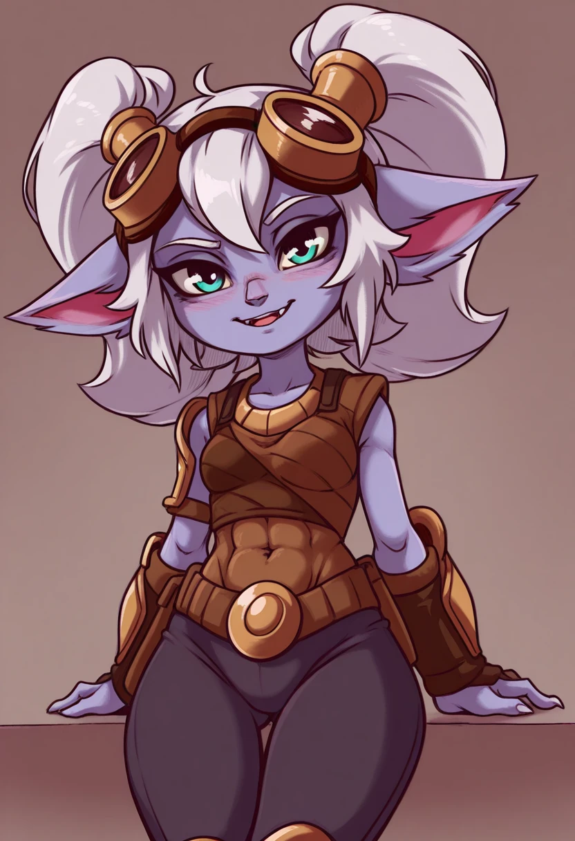 solo, 1girl, <lora:PlagueOfGripes_Style_Illust_V1:1.0> plagueofgripes, plaguestristana, sketch, extreme detail, white hair, goggles, yordle