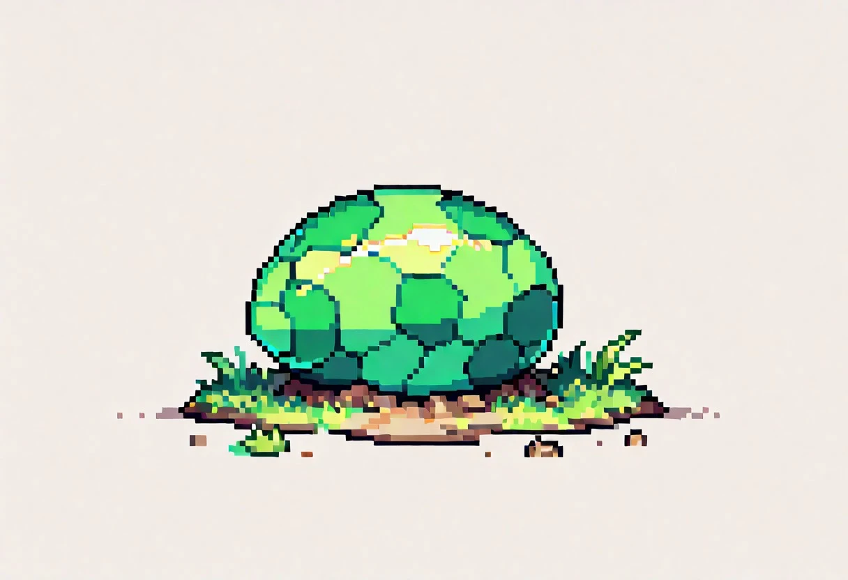 score_9_up, score_8_up, score_7_up, best quality, absurdres, plain background, white background, pixel, pixel art, insect egg,