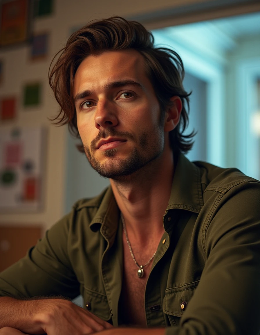 Epic, promo photo, sell yourself, anti-hustle culture, parody,