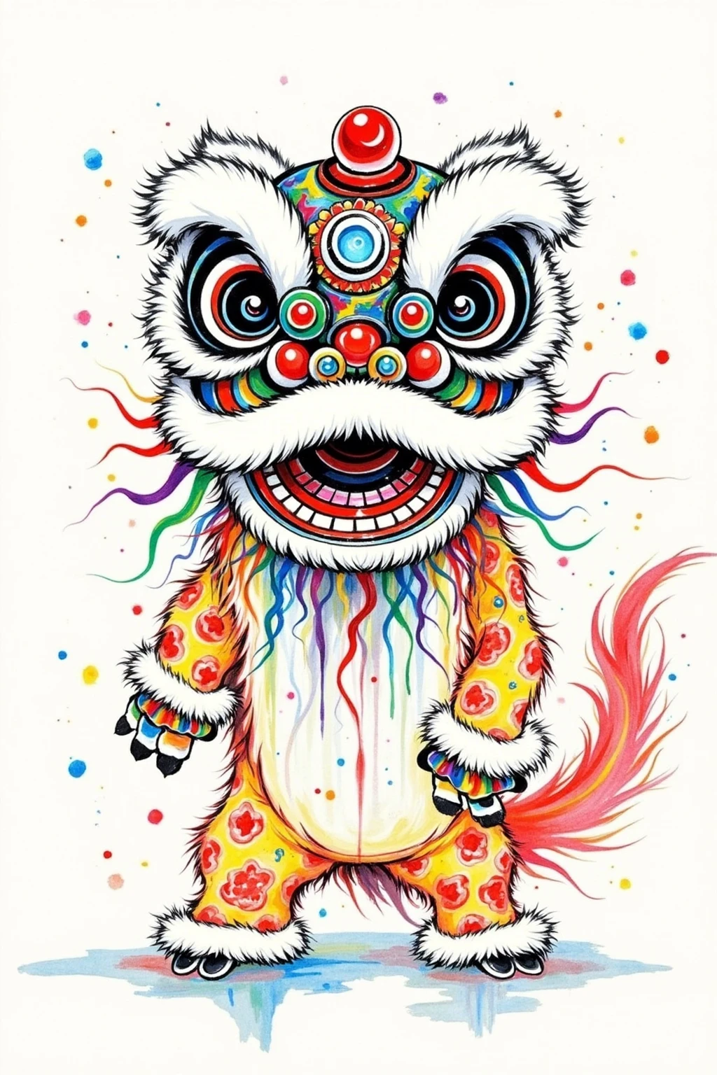 E_Guochao Lion Dance Style_Lion Dance Theme Creation v1.0
