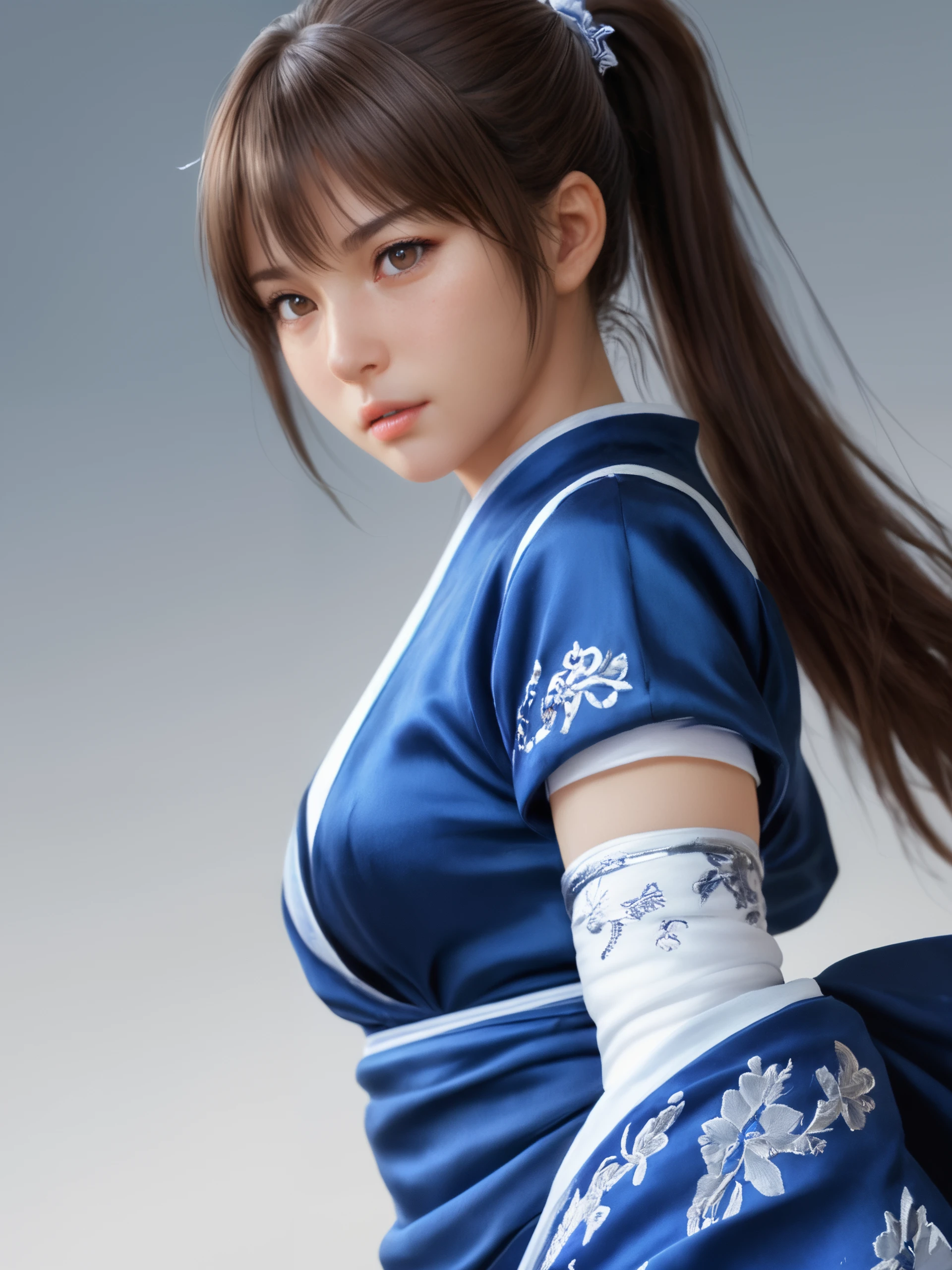 Nukenin kunoichi in slit curtain dress for novaillustrious v1.0