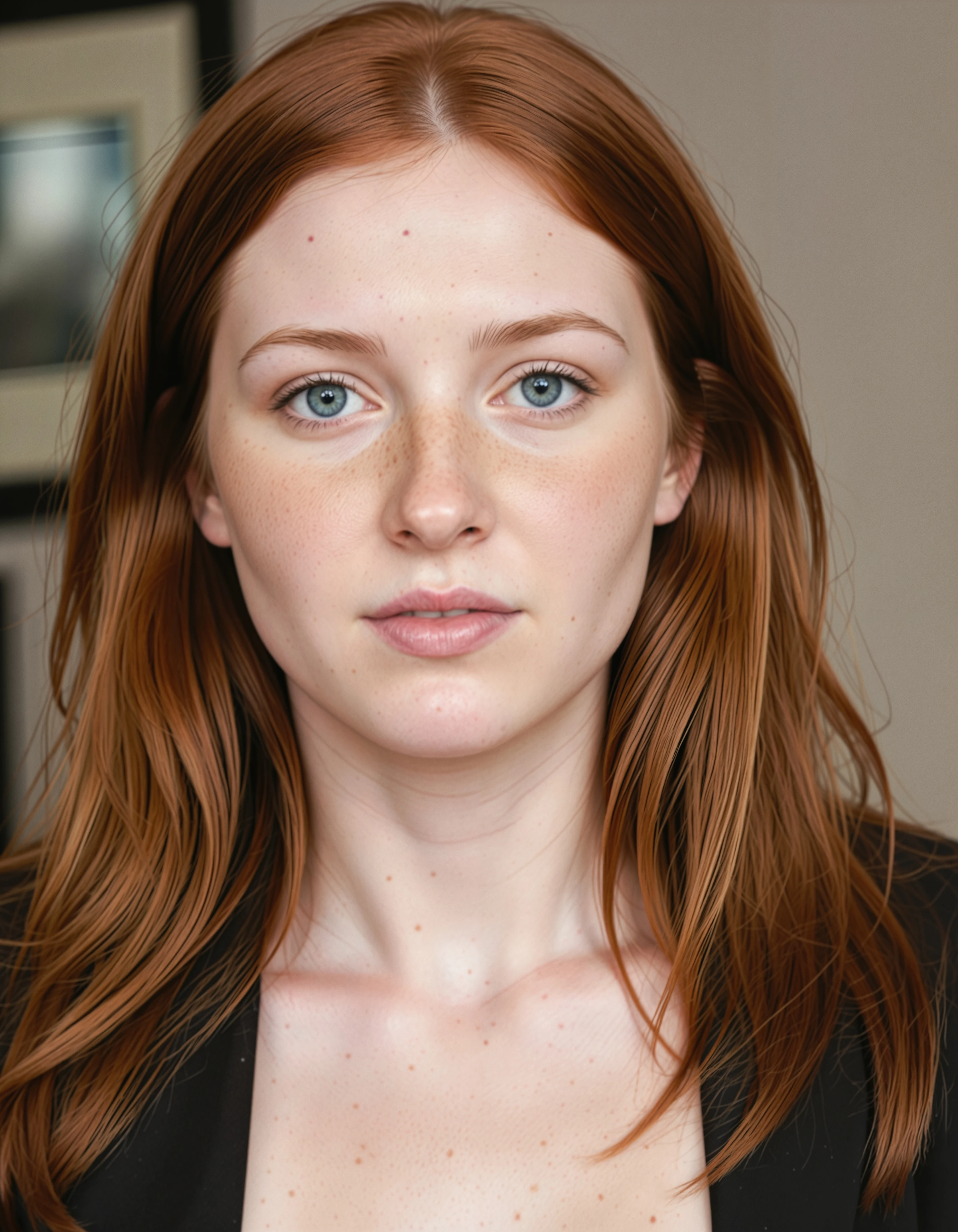Digital photo of a beautiful 25 years auburn hair woman, blue eyes, ((pale skin)), auburn haired woman, <lora:Niamh_Flux:1.0> clear focus, high resolution image, <lora:Pandora-RAW-Realism:0.7>,Copilot_1,